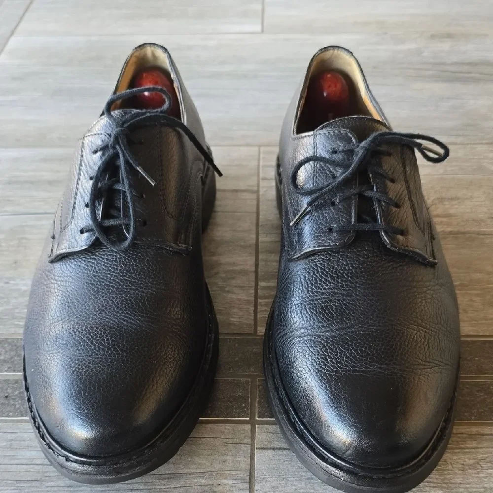 Mephisto Black Leather Men's Derbys